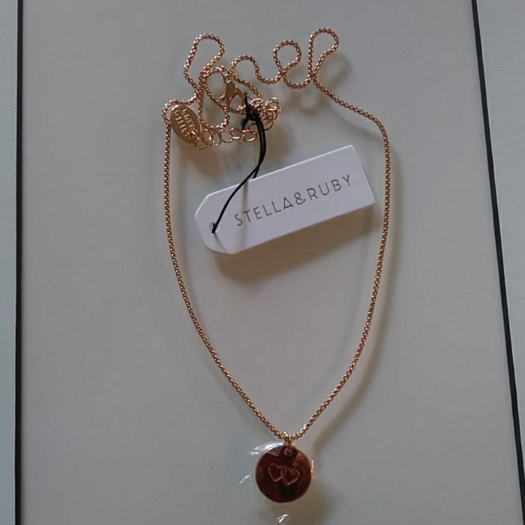 New Stella Ruby Choose Love Necklace Small 18$
